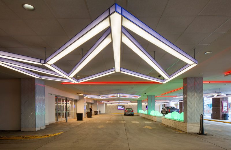 Casino Lighting Design Decorative Casino Lighting LED Accent Lighting Modern Lighting Design Parking Garage Lighting