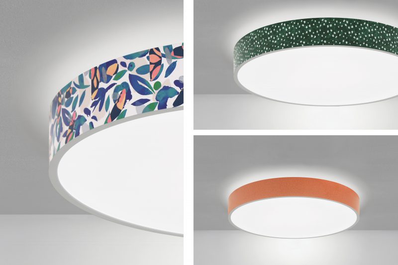 Lumetta packs a visual punch with the addition of 7 new boldly colored wraps and patterns now available with their MUSE luminaires.