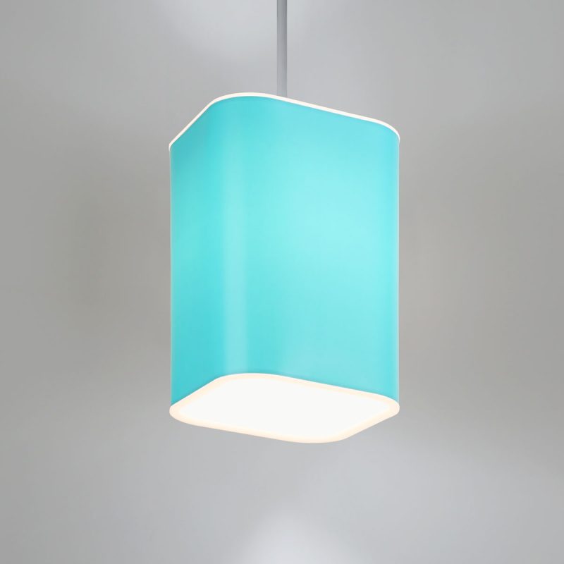 Stylish modern lighting with brilliant accent colors and distinctive geometric shapes; our Glow pendants offer modern elegance, perfect ambient illumination, and a flair for contemporary charm.