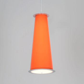 Custom 12” Ingrid Pendant light, a smaller version of the 22” H Ingrid Pendant from our Cone collection.